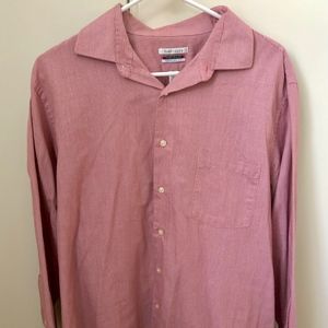 Red & White Button Down Shirt